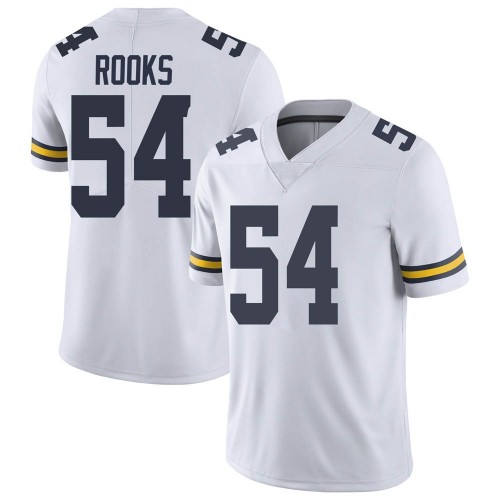 George Rooks Michigan Wolverines Youth NCAA #54 White Limited Brand Jordan College Stitched Football Jersey WLE1654NC